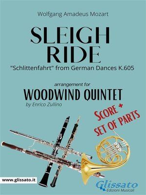 cover image of Sleigh Ride--Woodwind Quintet score & parts